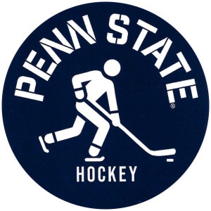 vinyl decal Penn State Hockey stencil lettering